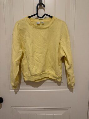Gap Kids Sweatshirt - Soft Butter Yellow - Kids XL
